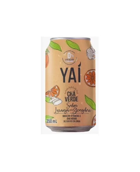 YAI CHA VERDE LARANJA COM GENGIBRE