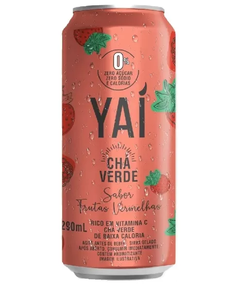 YAI CHA VERDE FRUTAS VERMELHAS  290ML