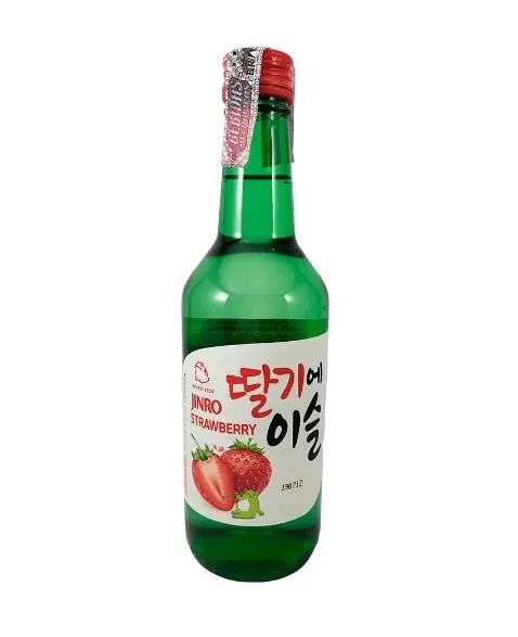 SAQUE SOJU JINRO MORANGO 360ML