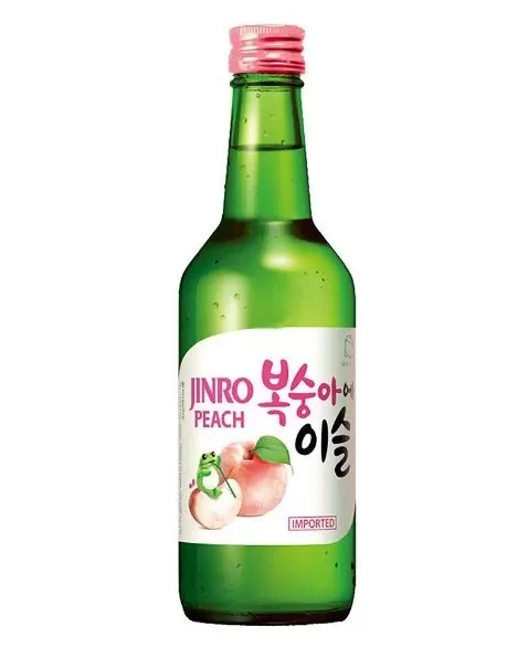 SAQUE SOJU JINRO PÊSSEGO 360ML