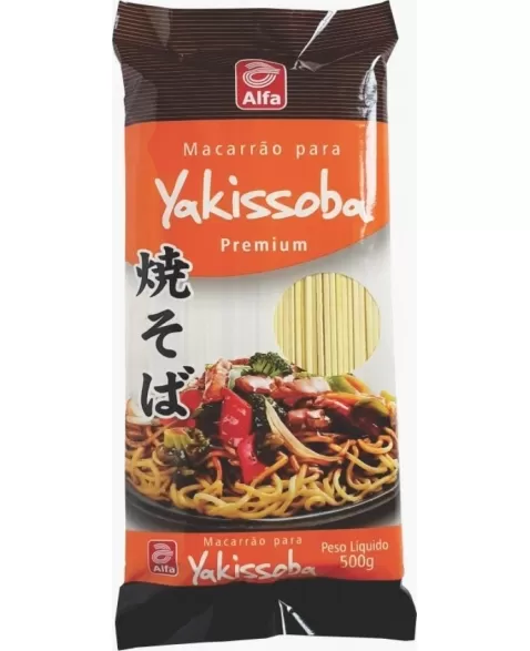 MACARRAO YAKISSOBA ALFA FINO 500G