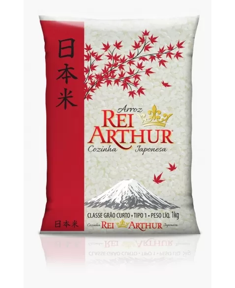 ARROZ REI ARTHUR GRAO CURTO 1KG