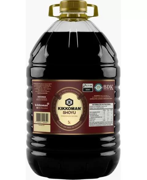 SHOYU KIKKOMAN FERMENTACAO NATURAL 5LTS