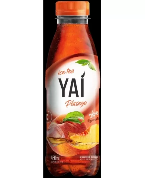 YAI ICE TEA PÊSSEGO - 450ML