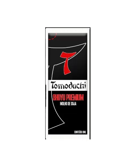 SHOYU PREMIUM SACHÊ (TOMODACHI) - C/250UN DE 8ML