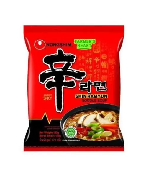 MACARRÃO INST. COGUMELO PICANTE (NONGSHIM) - 120G