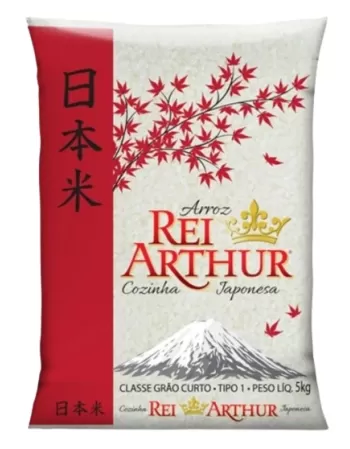 ARROZ JAPONES CURTO REI ARTHUR 5KG