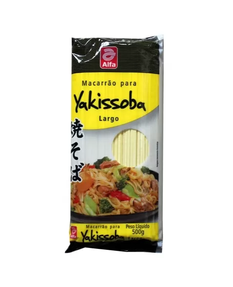 MACARRAO YAKISSOBA ALFA LARGO 500G