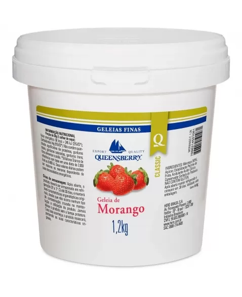 GELEIA DE MORANGO 1,2KG QUEENSBERRY