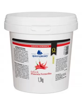 GELEIA DE PIMENTA VERM. 1,2KG QUEENSBERRY