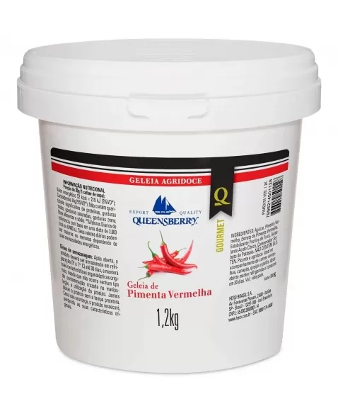 GELEIA DE PIMENTA VERM. 1,2KG QUEENSBERRY