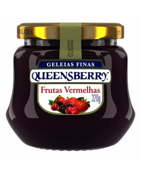 GELEIA DE FRUTAS VERM. 320G CLASSIC QUEENSBERRY