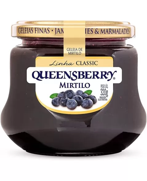 GELEIA DE MIRTILO 320G.QUEENSBERRY