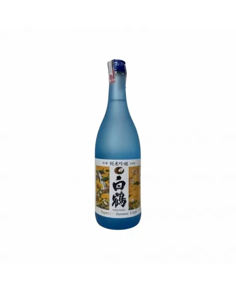 SAKE HAKUTSURU JUNMAI GINJO SHU YAMADANISHIKI 720 ML