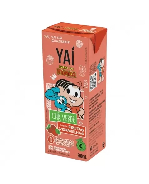 YAI CHA VERDE FRUTAS VERMELHAS TM 200ML