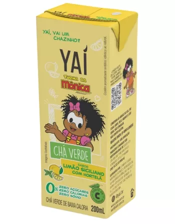 YAI CHA VERDE TM  LIMAO SICI  C/ HORT 200ML