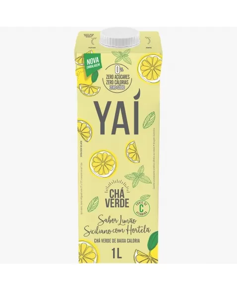 YAI CHA VERDE LIMAO SICI C/ HORT 1L