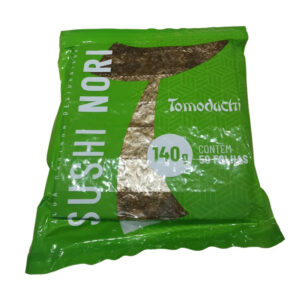 Nori Alga Green Sushi Nori Sushi Temaki 50 Folhas 140g Tomodachi