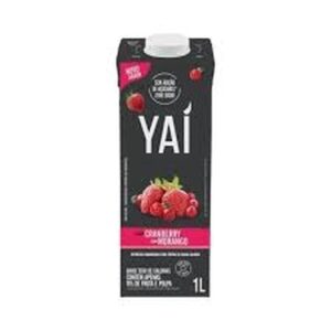 SUCO DE CRANBERRY COM MORANGO  YAÍ - 1L